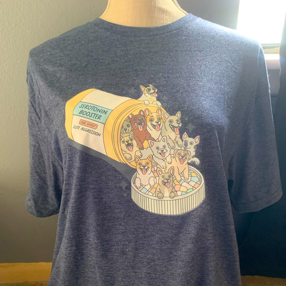 Seratonin booster dog theme tshirt